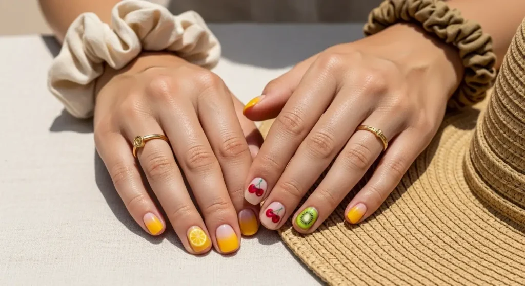 Final Fruity Thought: Wear the Flavor of Summer Tropical Fruit Nail Ideas for Summer 2025