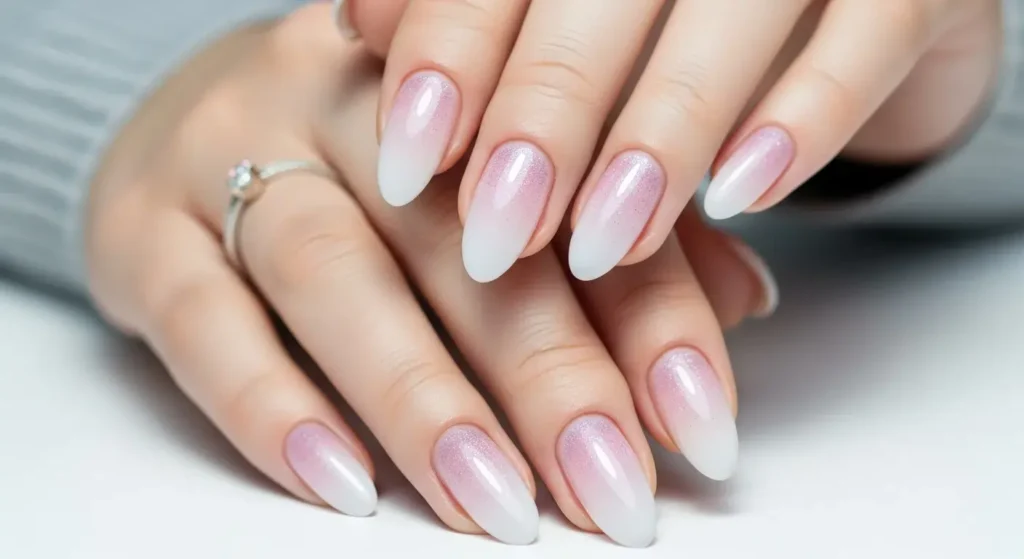 Icy Pink Glazed Ombre