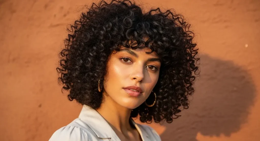 Curly Shag with Bangs Shaggy Short Hair Ideas
