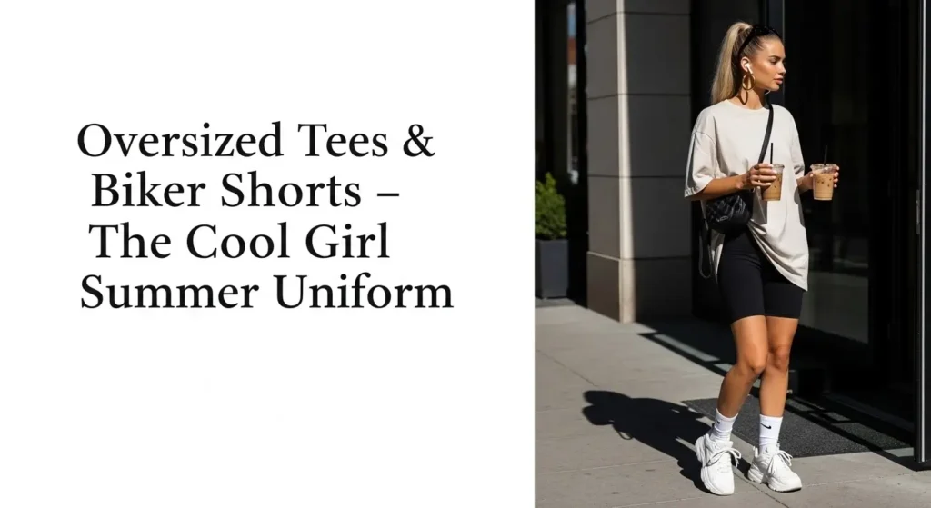 Oversized Tees & Biker Shorts