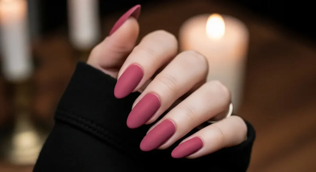 Matte Rose Almonds Prettiest Pink Nails for Summer