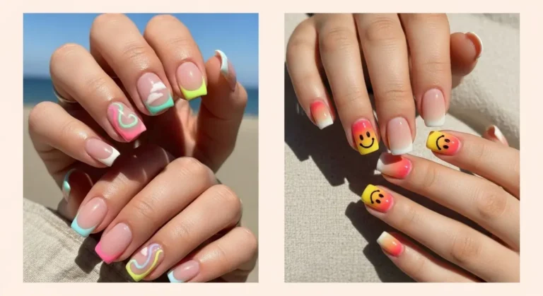 Short Acrylic Nails for Summer 2025