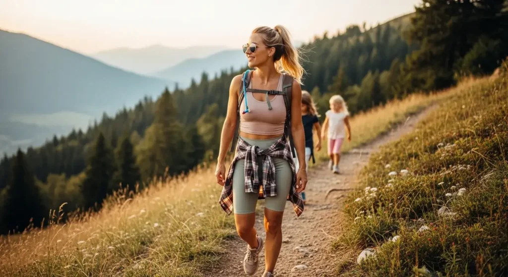 Sporty Look for Active Days Summer Vacation Outfits