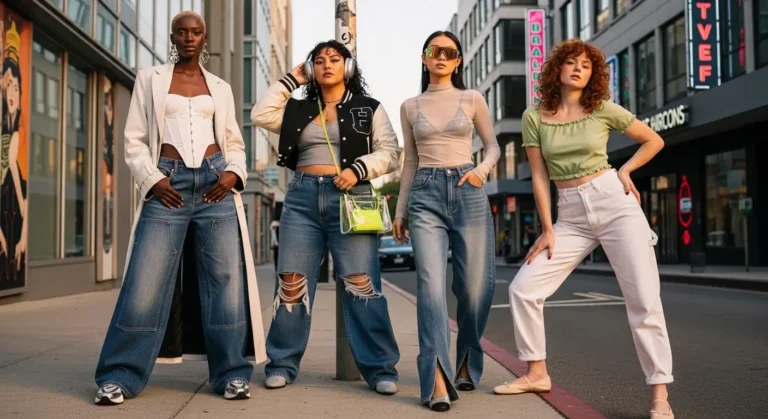 Trendy Baggy Jeans Outfits for Women