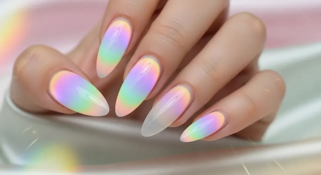 Aura Core Fade Long Summer Nail
