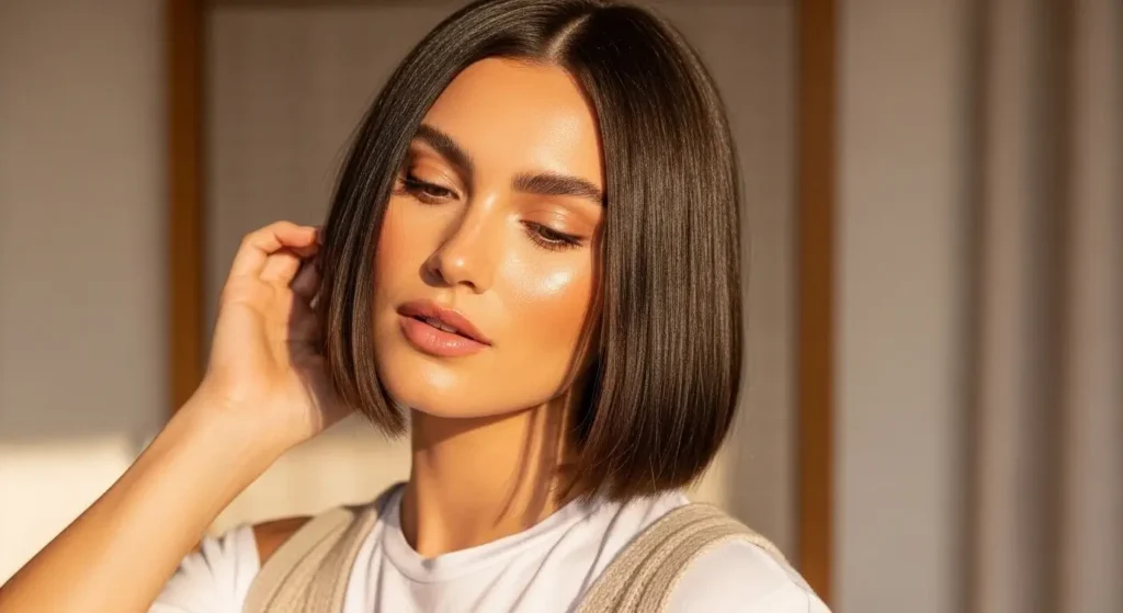 Kitty Cut with Blunt Ends Kitty Cut Hairstyles For Women