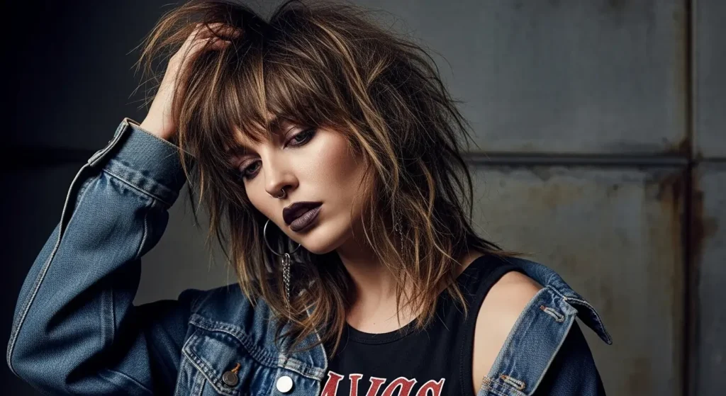 Grunge Shag with Piecey Layers Shaggy Short Hair Ideas