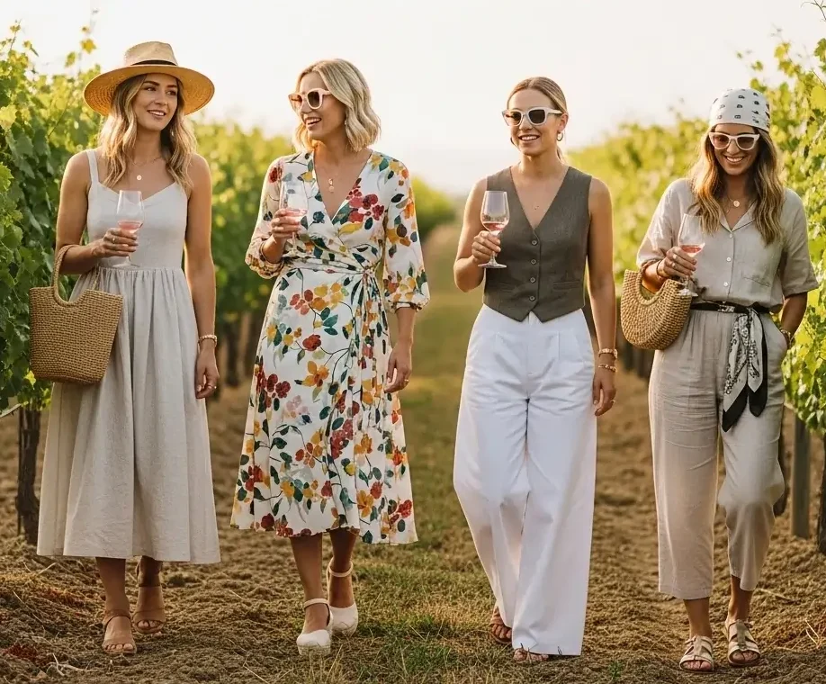 Summer Wine Tasting Outfits