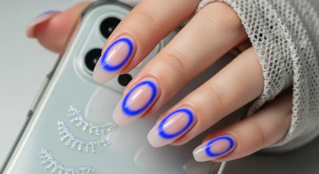 Blue Aura Nails Cool Blue Nail Ideas for Summer