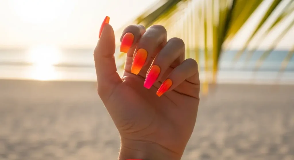 Neon Sunset Ombre