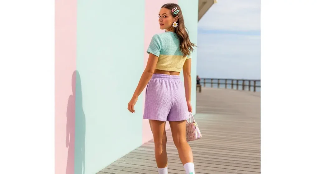 Pastel Co-Ord Set (Top + Skirt or Shorts) Girly Summer Outfits