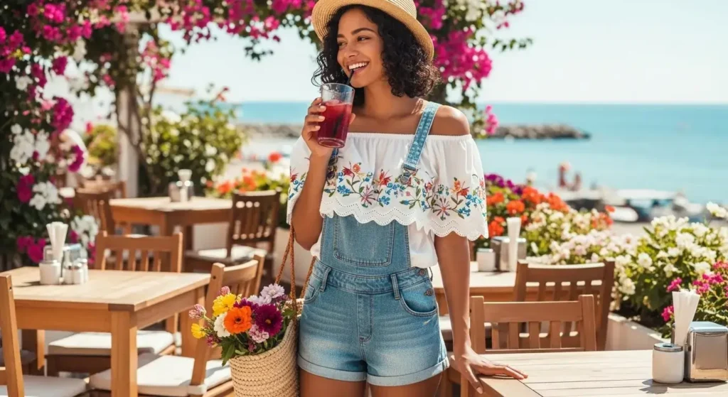 Matching Tropical Co-ord Set Latina Fashion Outfits for Summer