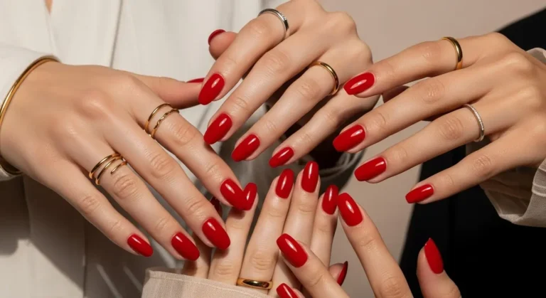 Bold Red Nails for Summer