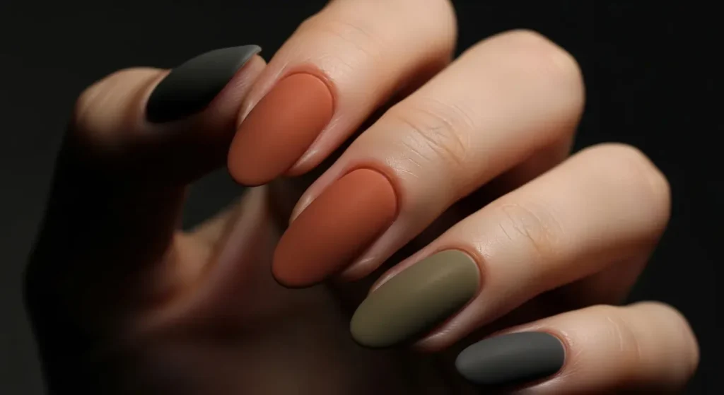 Velvet Matte Oval Oval Nail Inspo for Summer