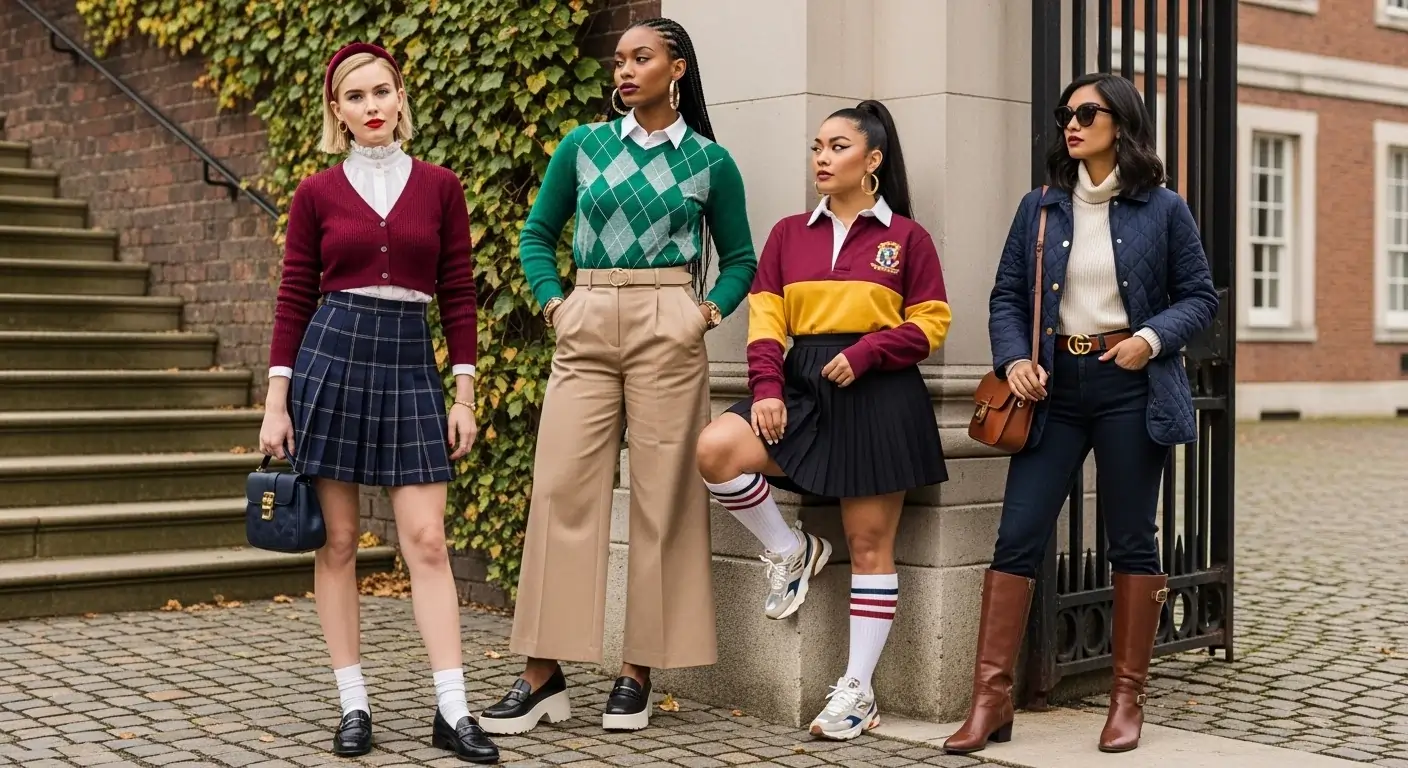 Preppy Fall Outfits Idea