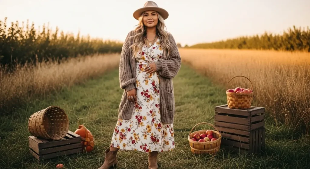 Boho Harvest Look Aesthetic Fall Outfits Ideas