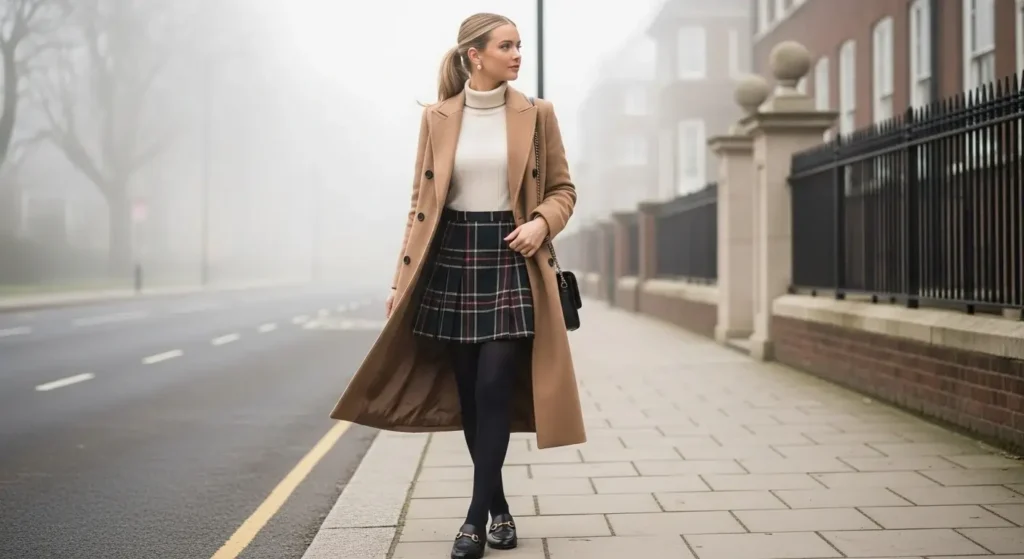 Sweater Dresses + Knee-High Socks Winter School Outfits