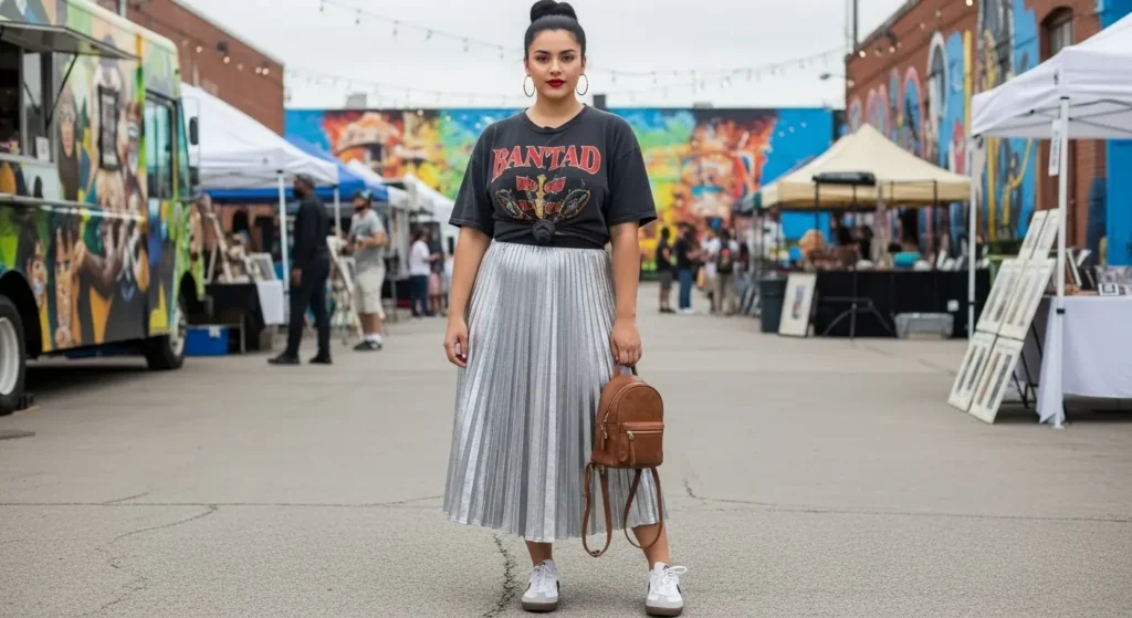 Linen Romper + Belted Waist Latina Fashion Outfits for Summer