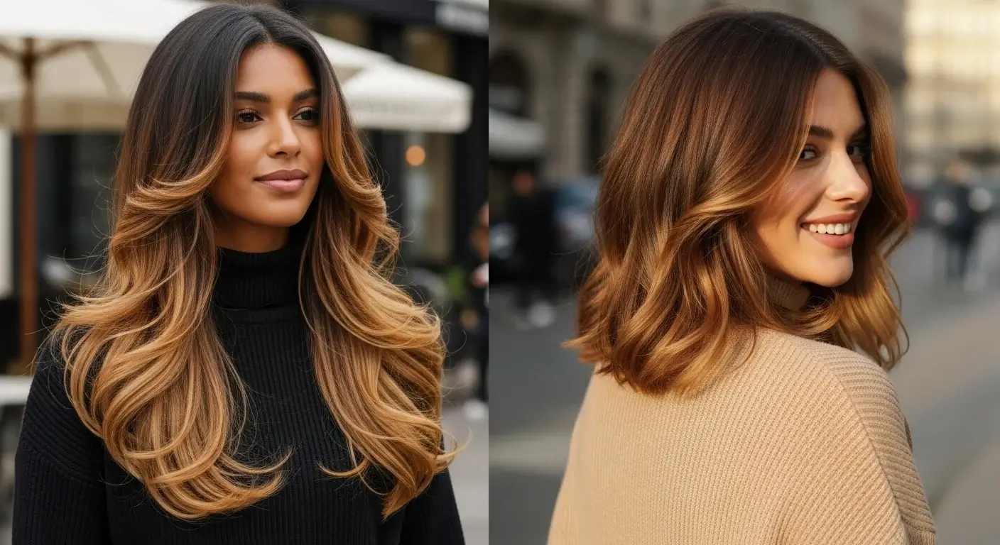Honey Brown Balayage Hair Ideas