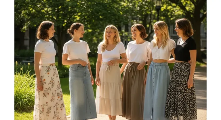 Long Skirt Outfits for Summer