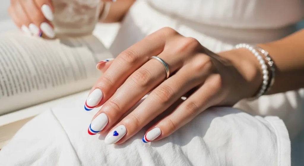 Classic White – Clean, Crisp & Chic Best July Nail Colors for 2025