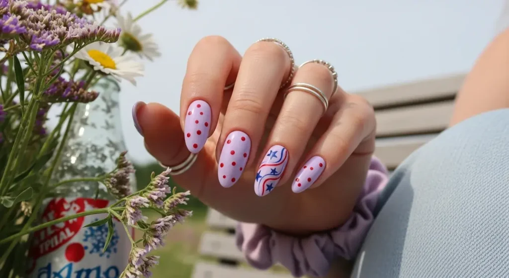 Soft Lilac – Pastel with a Twist Best July Nail Colors for 2025