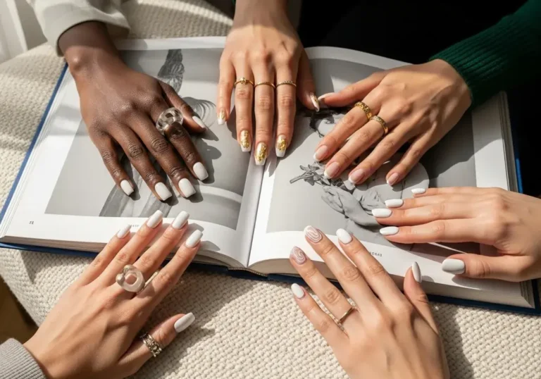 Fresh White Nail Looks for Summer