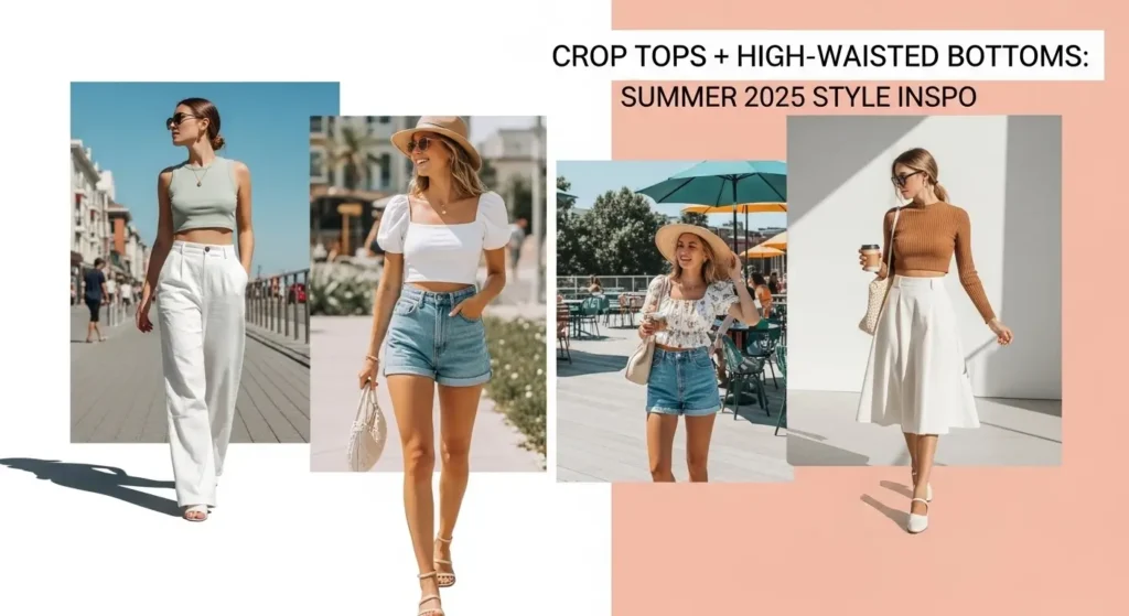 Crop Tops + High-Waisted Bottoms
