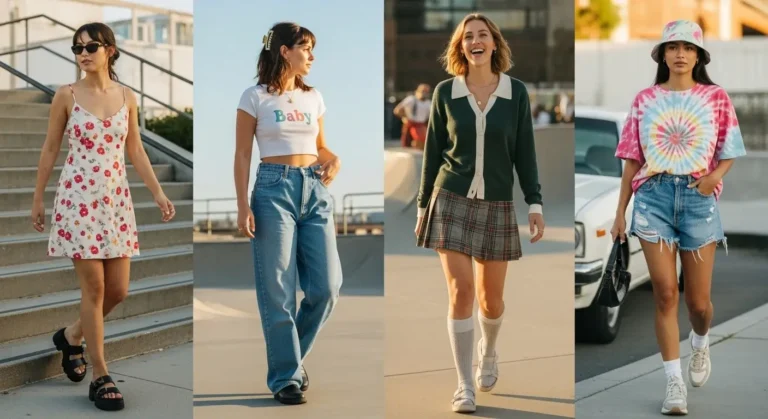 Vintage 90s Summer Outfits