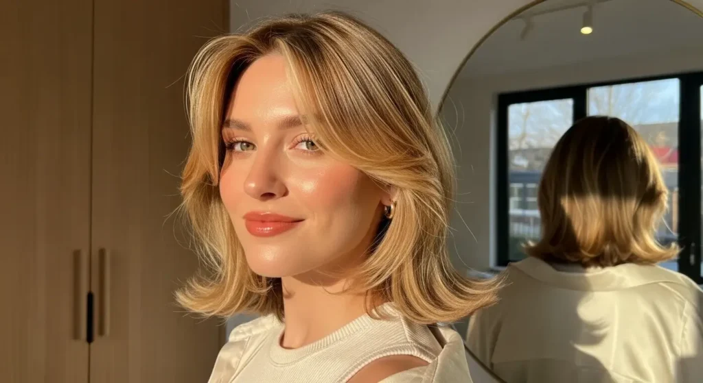 Kitty Cut with Face-Framing Highlights Kitty Cut Hairstyles For Women