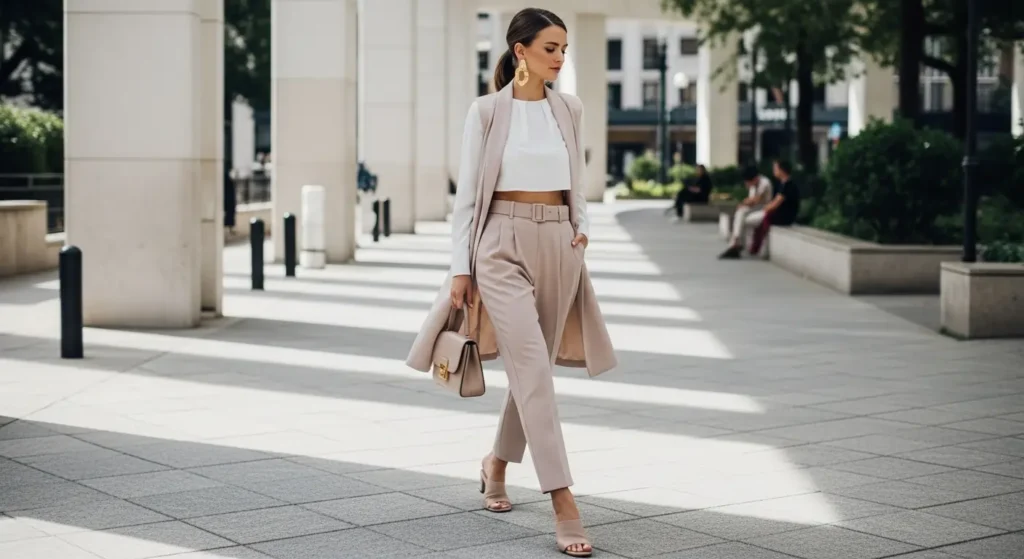 Monochrome Sets in Neutral Tones Chic Summer Outfits for women