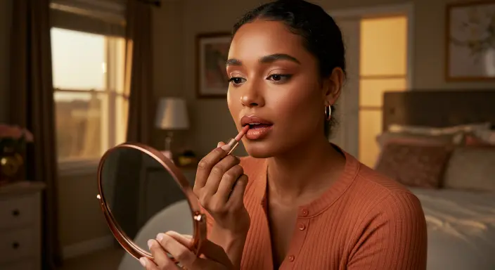 Peach Gloss Lips Summer Fridays Makeup Ideas