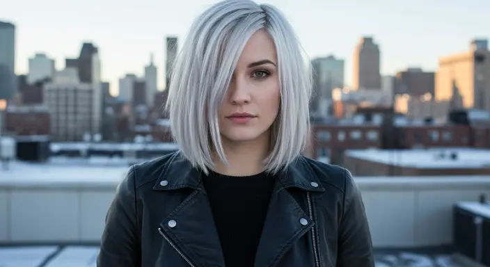 Icy Platinum with Shadow Root Blonde Hair Color Ideas
