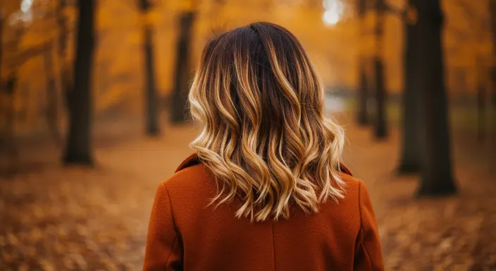 Amber Blonde with Warm Brunette Base Blonde Hair Color Ideas