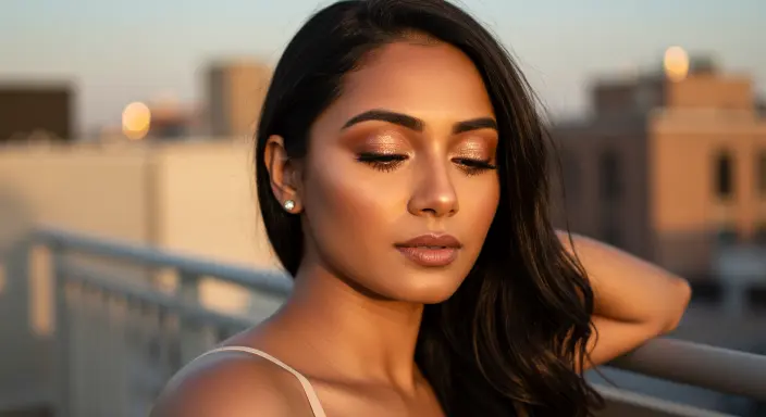 Golden Hour Glow Eyes Summer Makeup Looks