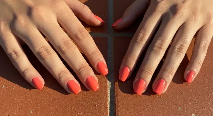 Desert Ombre Fade Western Nail Ideas