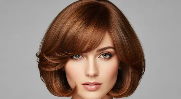 Shaggy Layers with Curtain Bangs Disco Hair Ideas