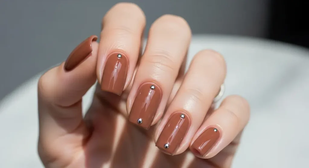 Cocoa Nude Gloss July Nail Color Ideas