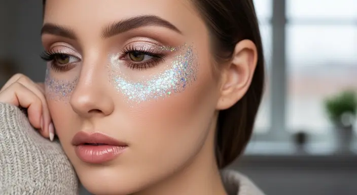 Glitter Accents Summer Makeup Looks