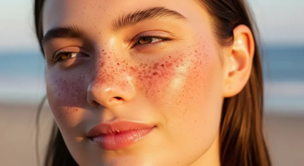 Freckle-Friendly Base Perfect Beach Makeup