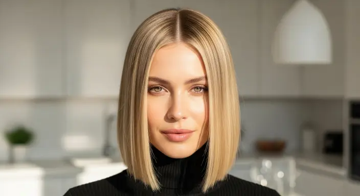 Blunt Shoulder-Length Cut Shoulder Length Haircuts