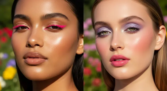Colorful Summer Makeup Looks