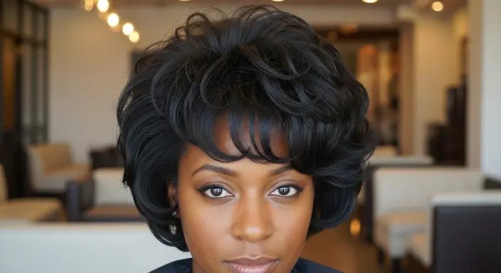Low Sleek Blowout Bun Natural Hair Blowout Styles