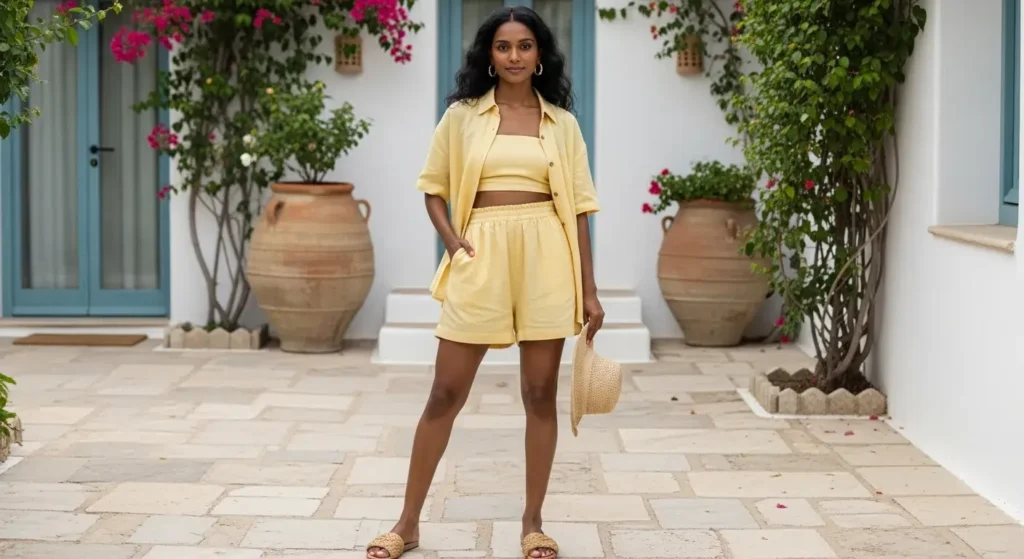 Matching Shorts Set (Shorts + Shirt Combo) Trendy Summer Shorts
