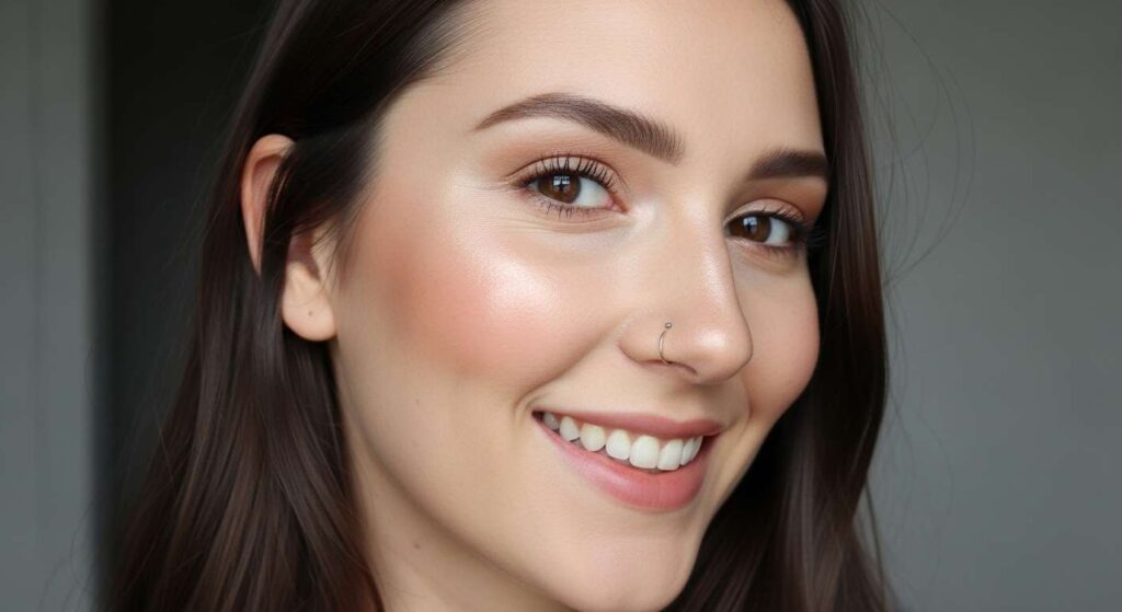Light Highlighter for a Subtle Glow Light Summer Makeup