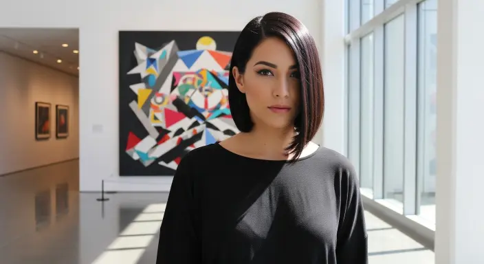 Asymmetrical Silk Press Cut Short Silk Press Hairstyles
