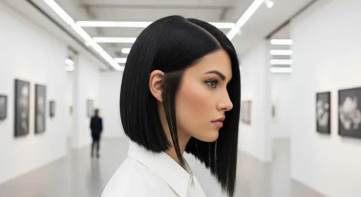 Asymmetrical Shoulder-Length Cut 