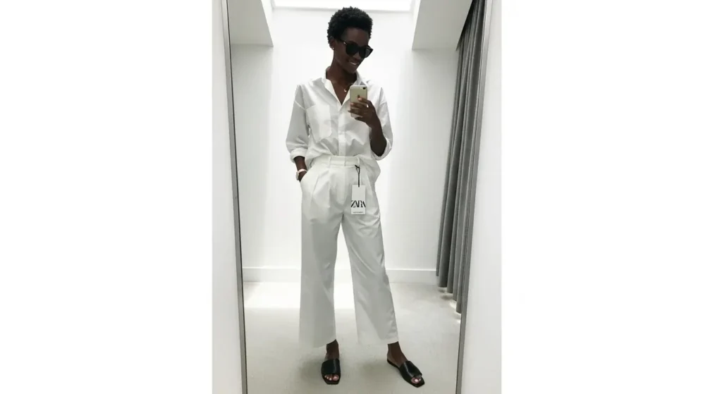 Cloud White Monochrome Summer Trends at Zara