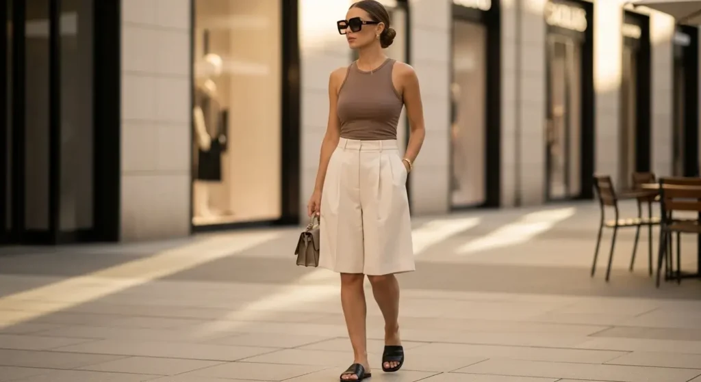 Relaxed Tailored Shorts Summer Trends Feel a Little Dated