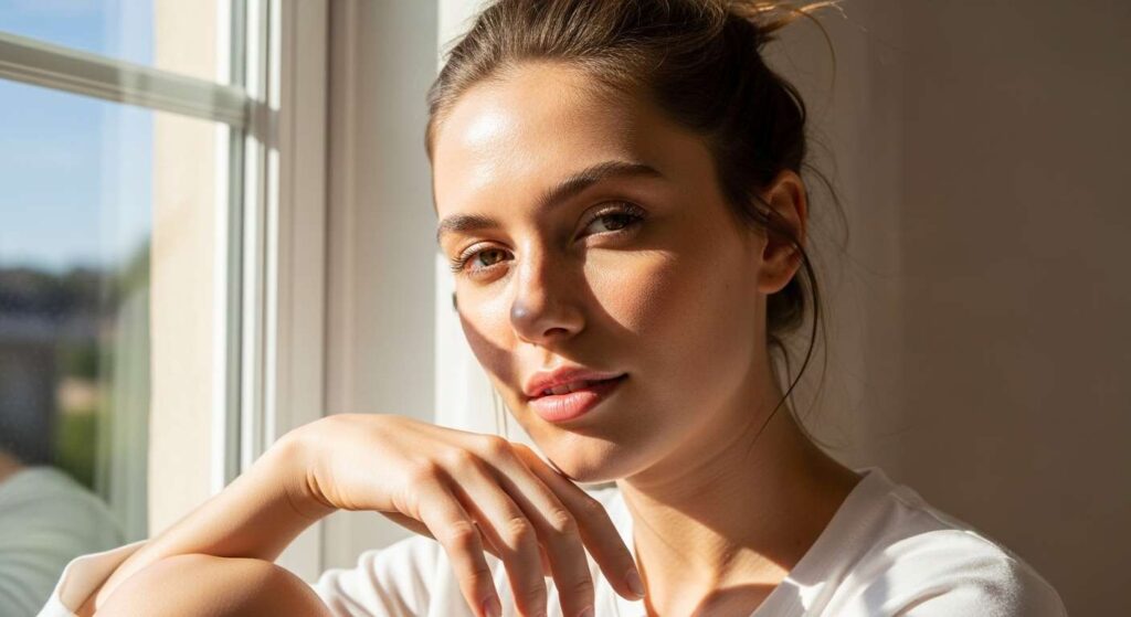 Dewy Skin with Tinted Moisturizer Light Summer Makeup